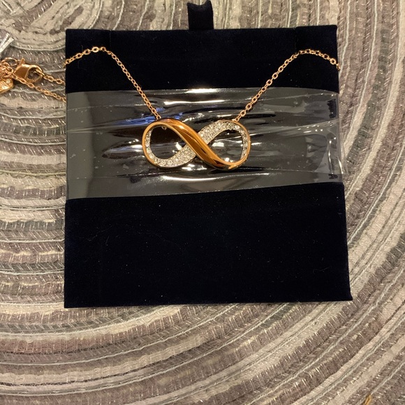 Swarovski Rose Gold Plated and Crystal Necklace - Picture 3 of 3